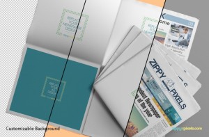 دانلود موکاپ روزنامه و مطالب صفحات آن