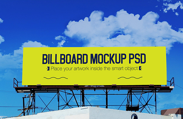 Outdoor Advertisemet Billboard Mockup PSD