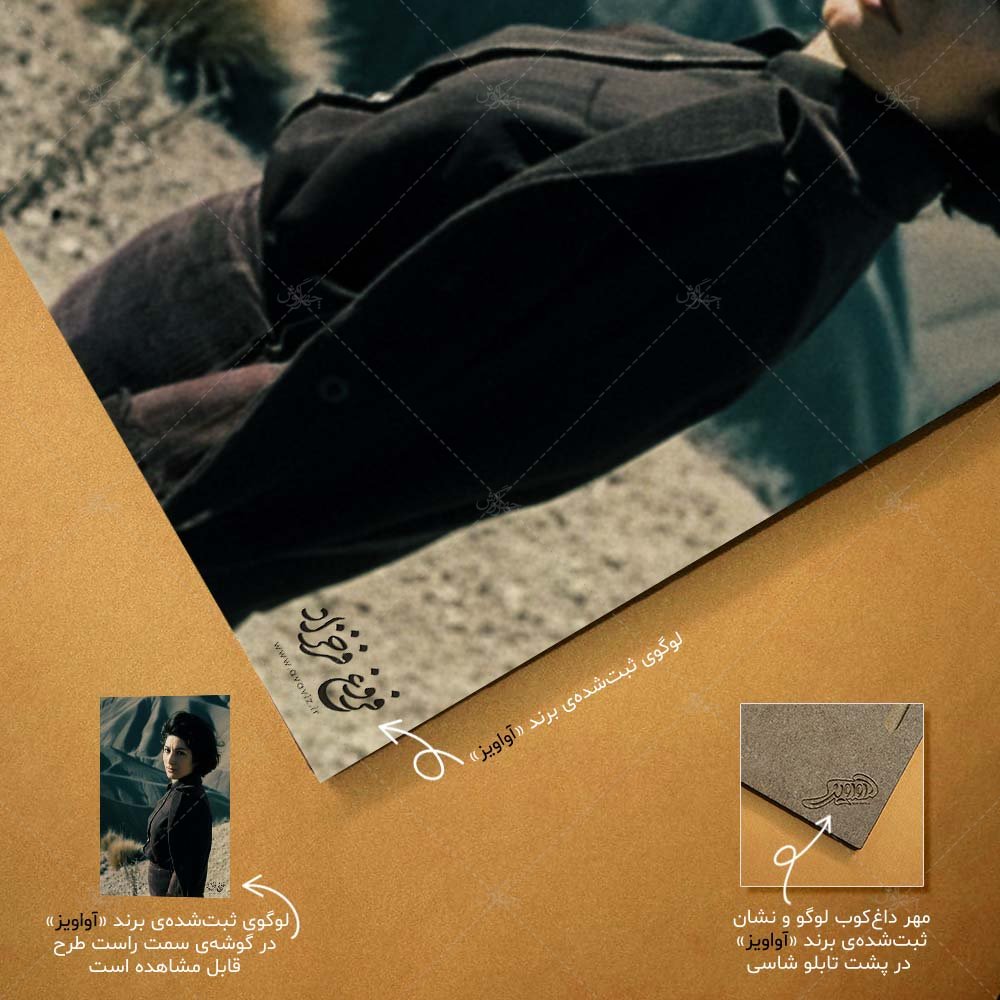 تابلو شاسی آواویز مدل فروغ فرخزاد کد 4G867 تصویر 4