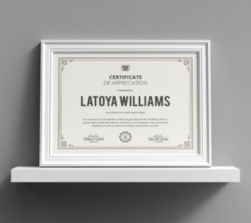 Certificate Word Template 01  360x320