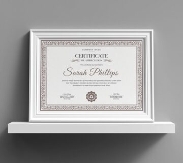 Certificate Word Template 010 1 360x320